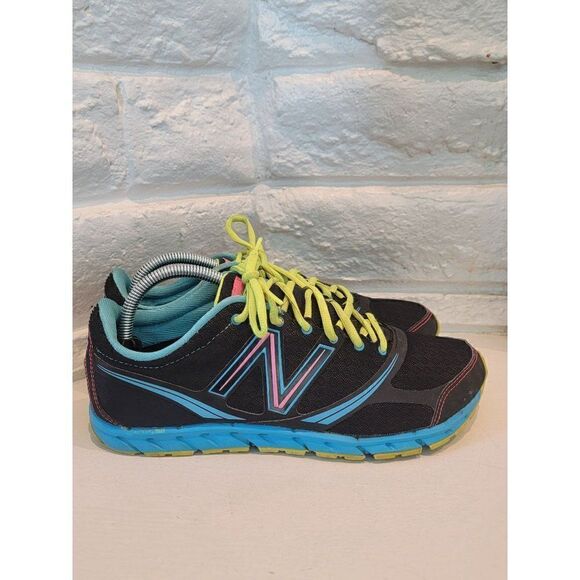 New Balance Acteva Light Size 10B Black Pink Blue Fitness Running Shoes W730RB2 - Picture 1 of 9